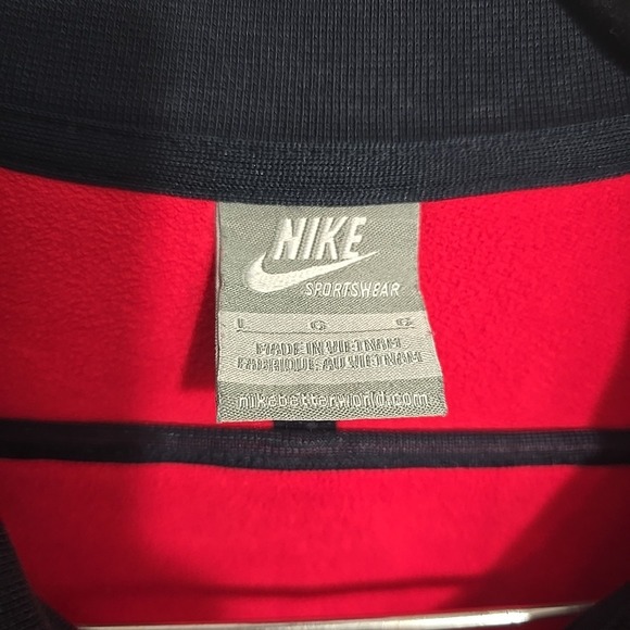 Nike Arsenal FC Soccer Sport Full Zip Sweater Men's Size L Navy Blue Fading - Picture 3 of 9